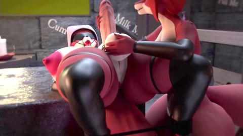 毛绒兽人性交, 动画成人动漫